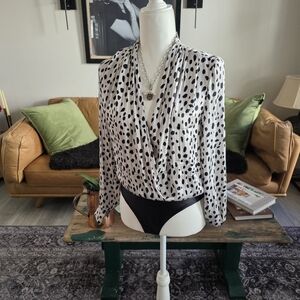 Sincerely Jules Black and White Bodysuit